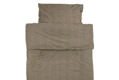 Sengetøysett & Dynetrekksett-Ly Kingsize Sengesett 210x210/2 stk 50x60 cm Brun