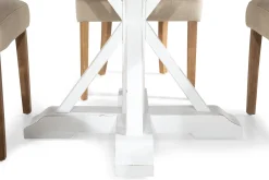 Bloomington Spisegrupper-Lyon Spisegruppe Rund med 4 Viktoria Lenestoler Beige