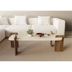Sofabord-Lyren Sofabord 120 cm Brun,Mörkbrun