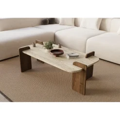 Sofabord-Lyren Sofabord 120 cm Brun,Mörkbrun