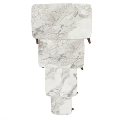 Sofabord-Lyvenn settbord 70 cm Hvit