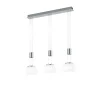 Trio Lighting Madison LED-Pendellampe 3-os Børstet Stål