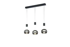 Trio Lighting Madison LED-Pendellampe 3-os Mattsvart