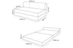 Magaria 2-seters Sovesofa