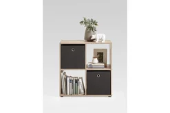 Bokhylle-Magene Bokhylle 70 cm Beige,Grey