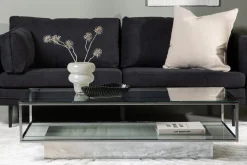 Furniture Fashion Sofabord-Maglehem Sofabord 130x60 cm Transparent