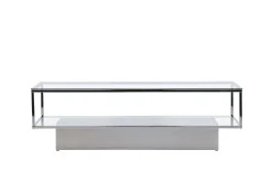 Furniture Fashion Sofabord-Maglehem Sofabord 130x60 cm Transparent
