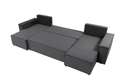 Sovesofaer-Magston 4-seters Hjørnesovesofa Mørkegrå