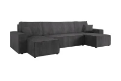 Sovesofaer-Magston 4-seters Hjørnesovesofa Mørkegrå