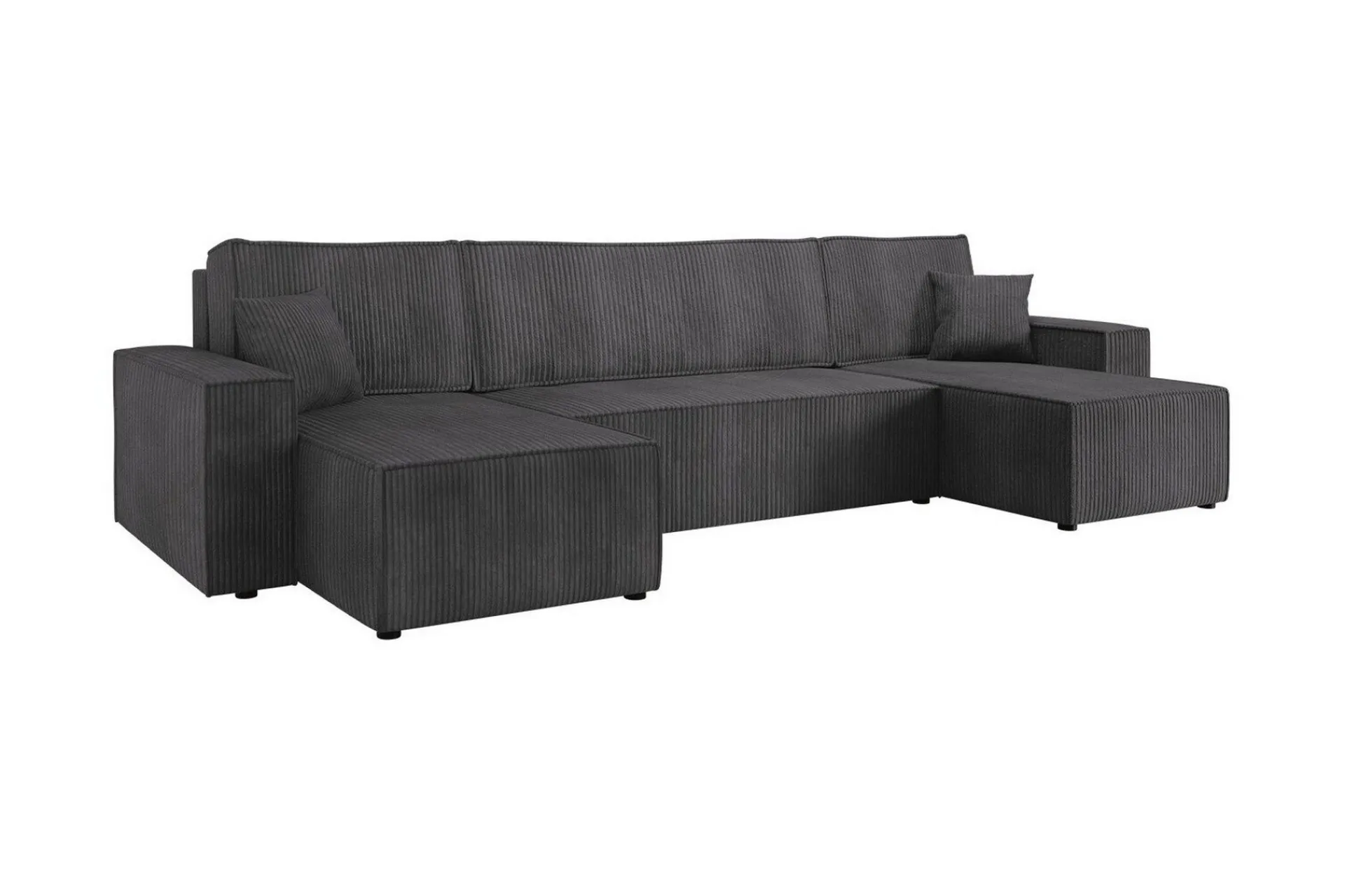 Sovesofaer-Magston 4-seters Hjørnesovesofa Mørkegrå