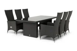 Comfort Garden Majestic Spisegruppe 210+6 Jenny Regulerbare Stoler