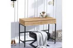 Sminkebord & Toalettbord-Make-up Table Eik|Svart Natur,Svart