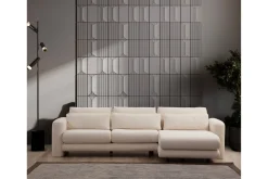 Makhan Sofa med Sjeselong 3-seter