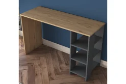 Kontorbord-Makrud Skrivebord 120 cm Valnöt,Antracit