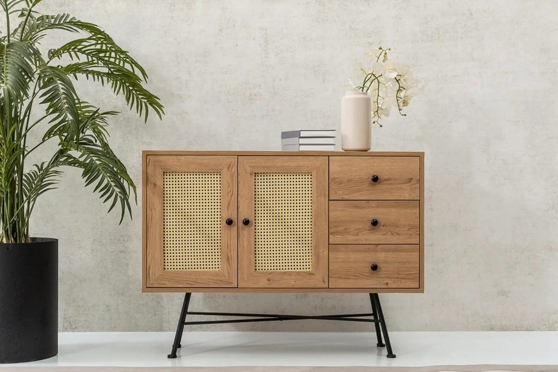 Sideboard & Skjenker-Makwana Konsollbord 120 cm Natural