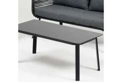 Veranda & Terrasse|Loungesett-Malaga Soffgrup Svart