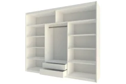 Garderober & Garderobesystem-Malibu Garderobe 250x61x215 cm Beige