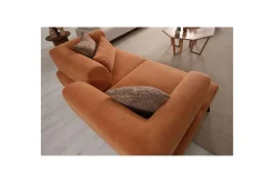 2 Seter Sofa-Malkiat Sofa 2-seter Orange,Svart
