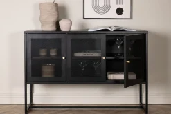 Venture Home Oppbevaringsskap|Skap-Malla Skapkommode 120x40x80 cm Svart