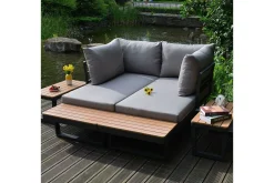 Veranda & Terrasse|Loungesett-Malta Sofagruppe Natur,Grey