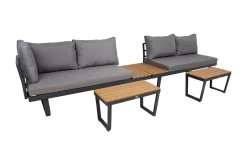 Veranda & Terrasse|Loungesett-Malta Sofagruppe Natur,Grey
