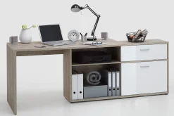 Scandinavian Choice Kontorbord-Mamoru Hjørneskrivebord Sandeik/Hvit