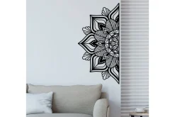 Skilt-Mandalas 1 Veggdekor Svart