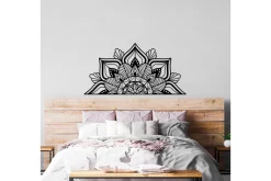 Skilt-Mandala 1 Veggdekor Svart