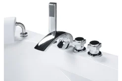 Baderom-Mangle Boblekar 192 cm Hvit