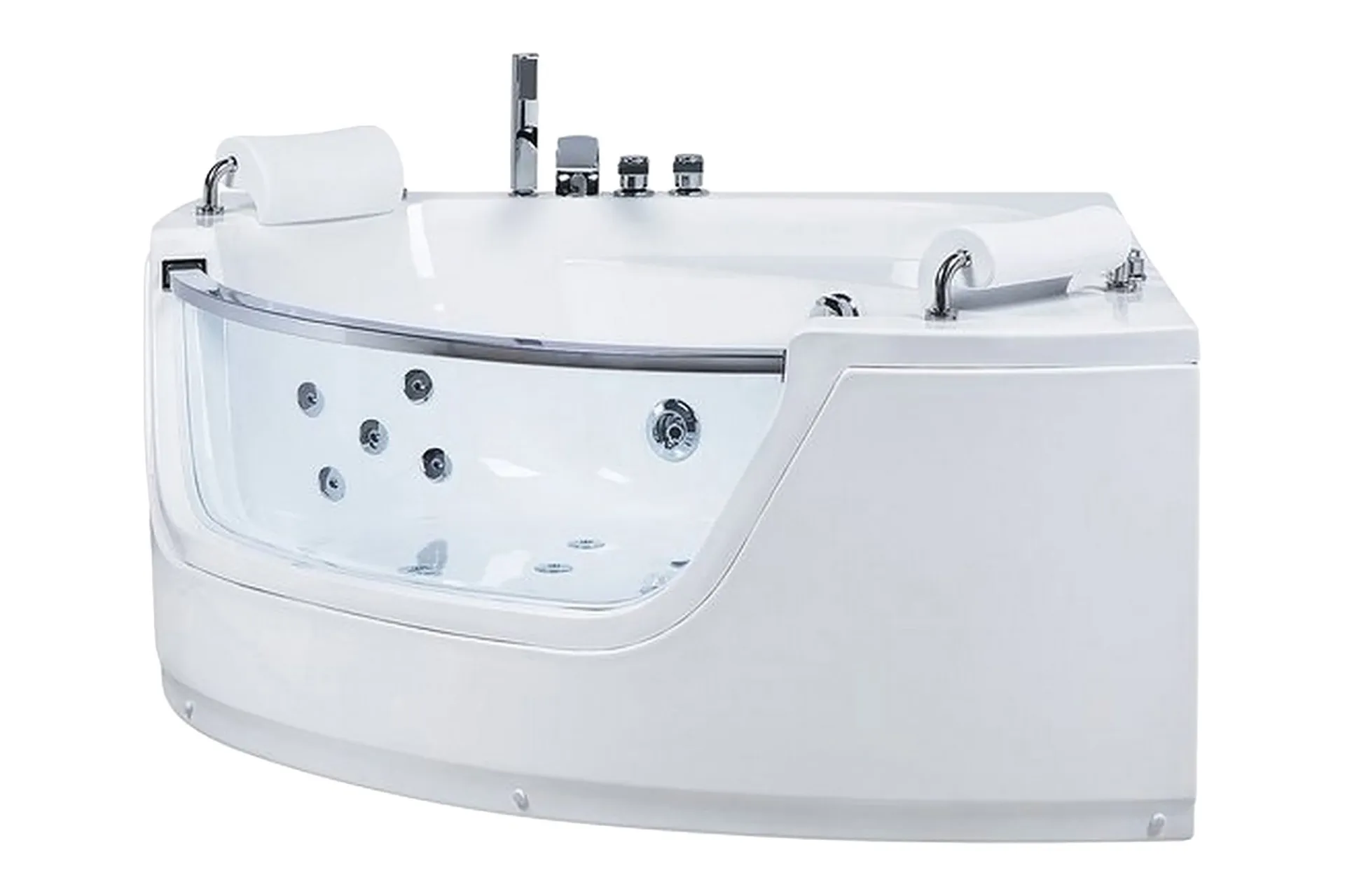 Baderom-Mangle Boblekar 192 cm Hvit