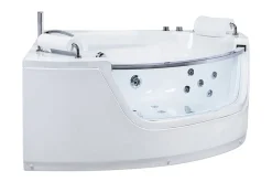 Baderom-Mangle Boblekar 192 cm Hvit