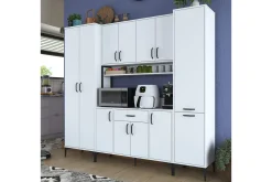 Hjørneskap|Barskap-Manorma Highboard Hvit