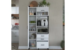 Oppbevaringsskap|Skap-Manorma Highboard Hvit