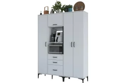 Oppbevaringsskap|Skap-Manorma Highboard Hvit