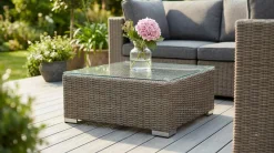 deNoord Balkongmøbler|Balkongsofaer-Marcus Bord 70x70 cm Grey