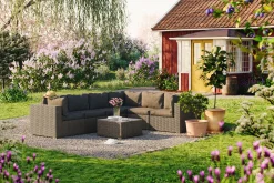 deNoord Veranda & Terrasse|Loungemøbler Salg-Marcus Loungegruppe Grey