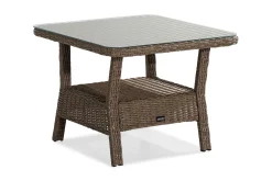 deNoord Loungebord & Sofabord Utendørs|Balkongmøbler-Marcus Sofabord 80x80 cm Høyt Brun
