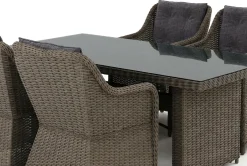 deNoord Spisegrupper Hage|Cafesett-Marcus utendørs spisegruppe 160x90 cm med 4 Marcus utefåtöljer