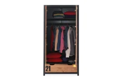 Garderobeskap Barn|Oppbevaring Barnerom-Maritza Garderobe 2 Dører tre,Natur