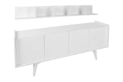 Gangbord|Avlastningsbord-Markas Avlastningsbord 150 cm Hvit