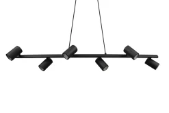 Trio Lighting Marley Hengelampe 115 cm 6-deler Mattsvart