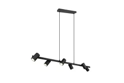 Trio Lighting Marley Hengelampe 115 cm 6-deler Mattsvart