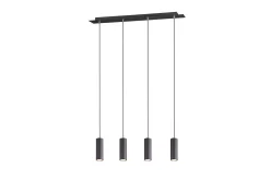 Trio Lighting Marley Pendellampe 4xGU10 svart