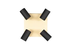 Trio Lighting Marley Spot 4-deler Svart/Gull
