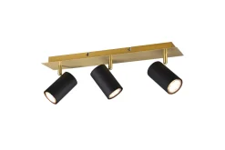 Trio Lighting Marley Spot 3-deler Svart/Gull