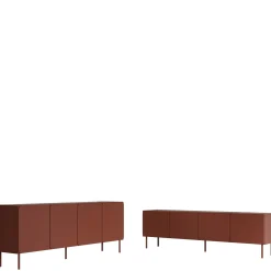 Møbelsett Til Stue-Marros Møbelsett Skjenk 200 cm tuscan red