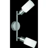 Trio Lighting Lyspærer|Soveromslampe-Mars Spotlight 2 PC. 2xE14 Stål Hvit