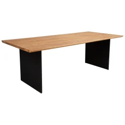Spisebord & Kjøkkenbord-Matbord Teron 220x100x75 cm Eik/svart