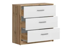 Entrekommode|Kommode-Matos Kommode Tre/Natur,Hvit