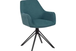 Karmstoler-Matsalsstol Beliani Jodar set om 2 Beige-Svart Teal